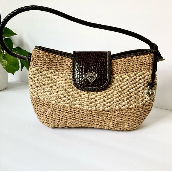 Brighton Handbags - Brighton / Basket weave leather purse